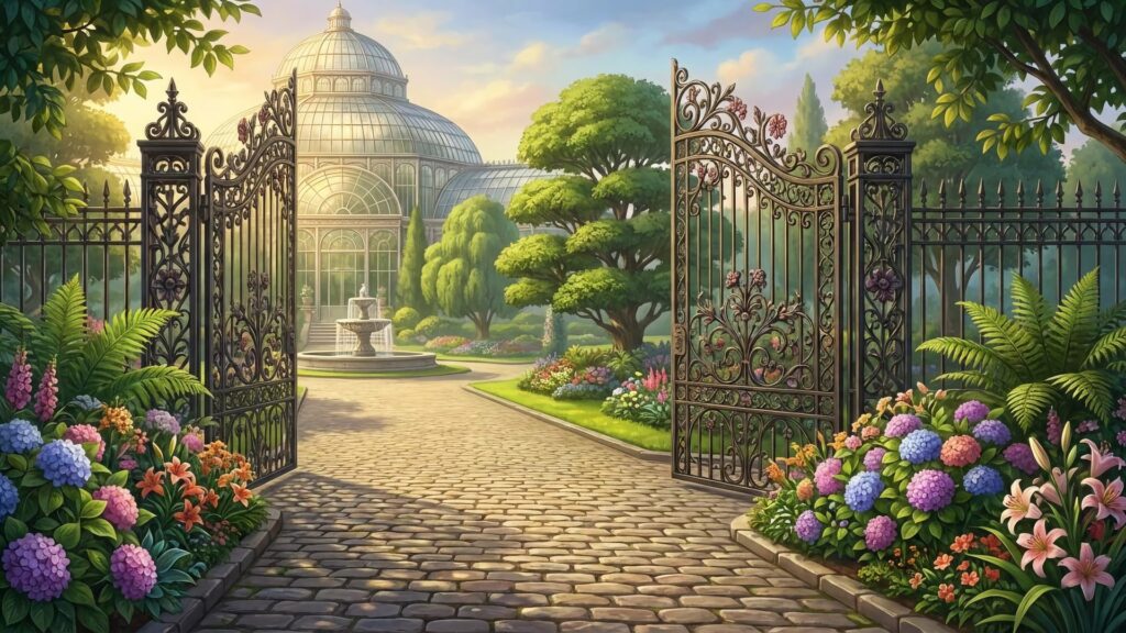 植物園の入り口