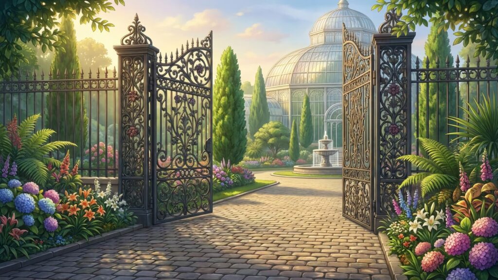 植物園の入り口