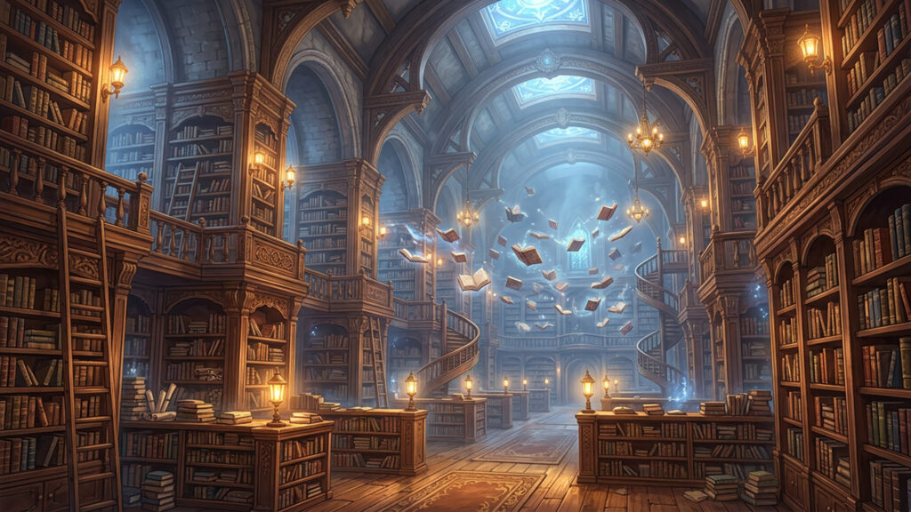 禁書庫（魔法図書館）