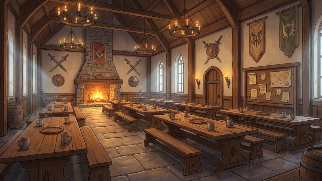 ギルドの食堂