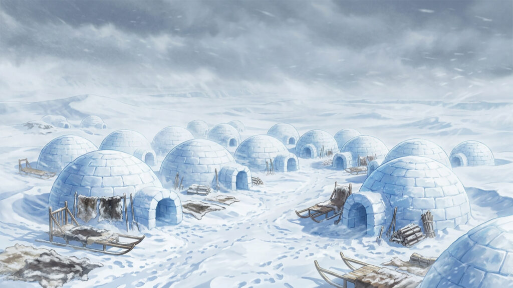 イグルーの集落｜差分