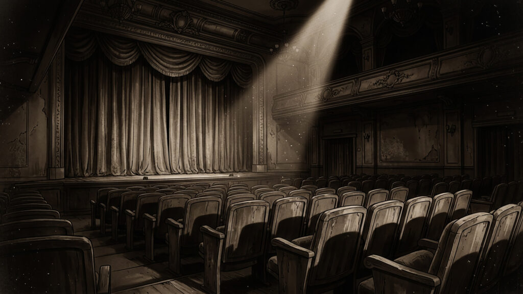 古い劇場｜セピア調