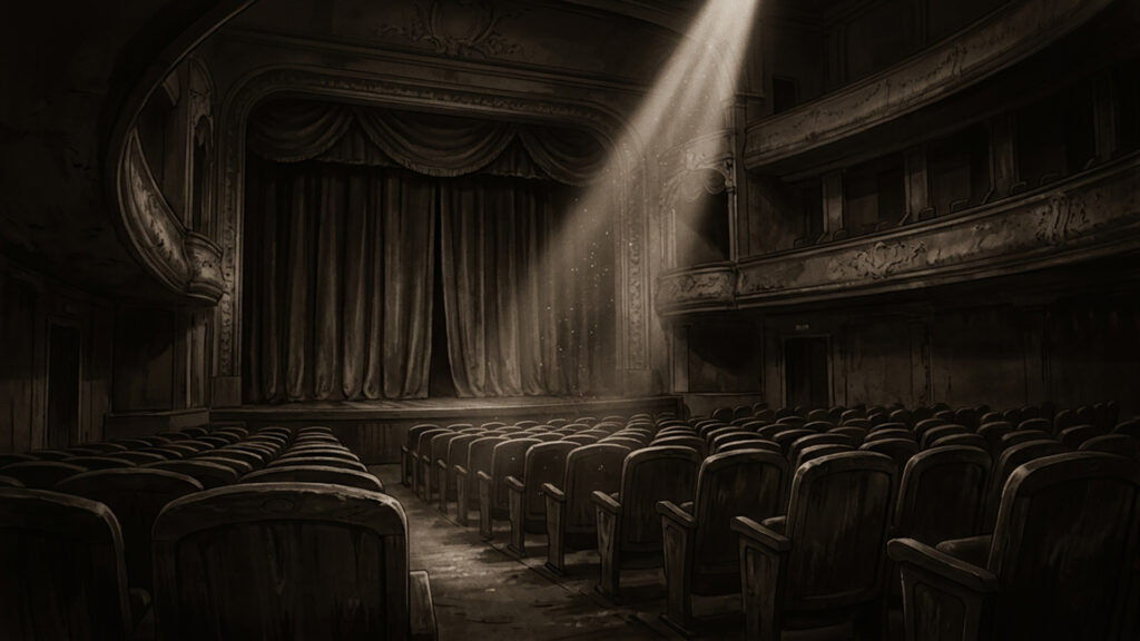 古い劇場｜セピア調