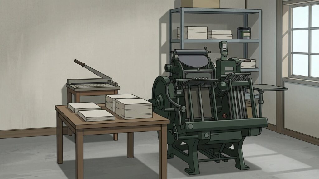 昭和の印刷工場