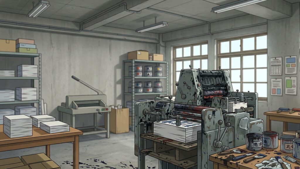 昭和の印刷工場