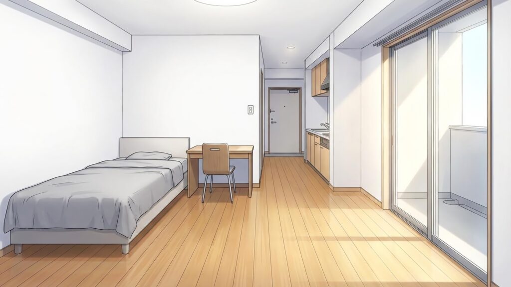 素朴なワンルーム