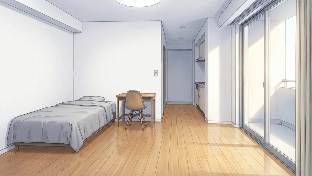 素朴なワンルーム