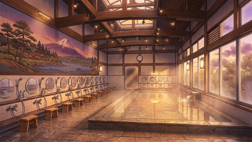昔ながらの大衆浴場