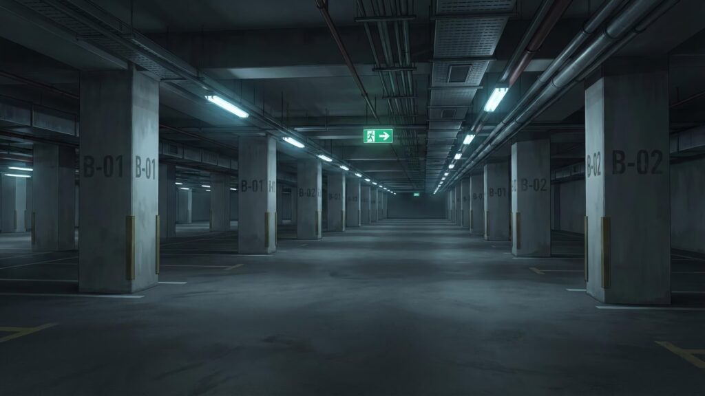 地下駐車場