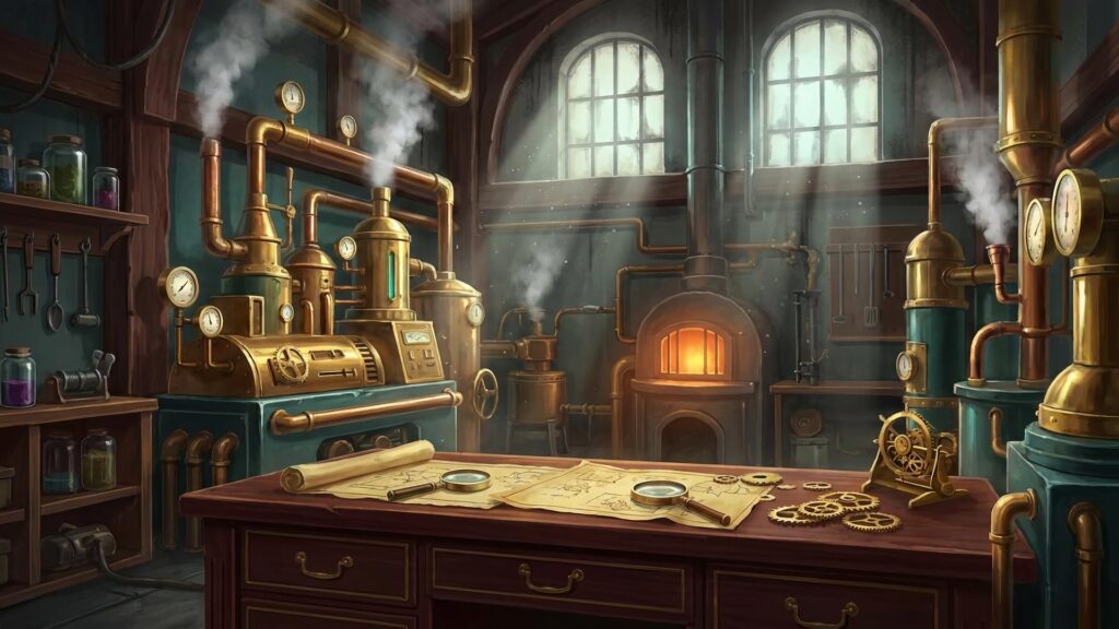スチームパンクの工房