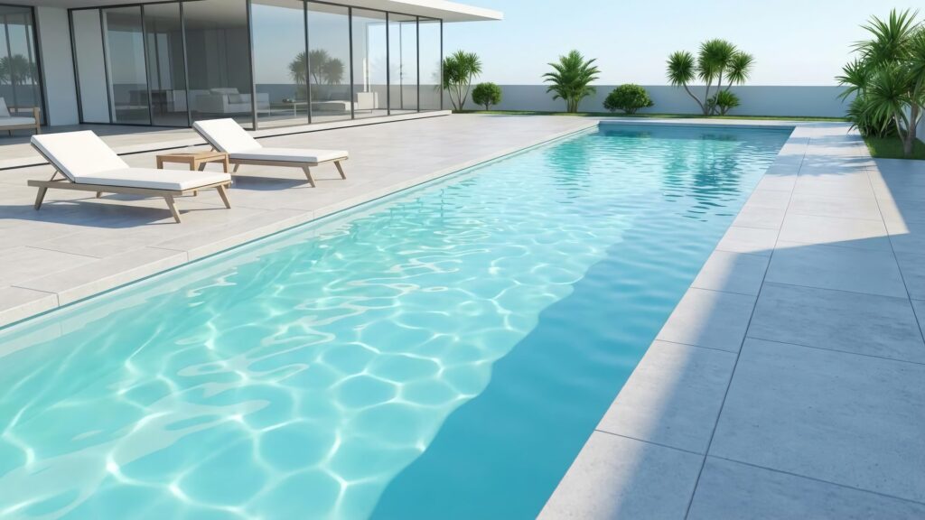 別荘のプール