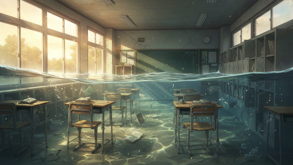 水底の教室_放課後