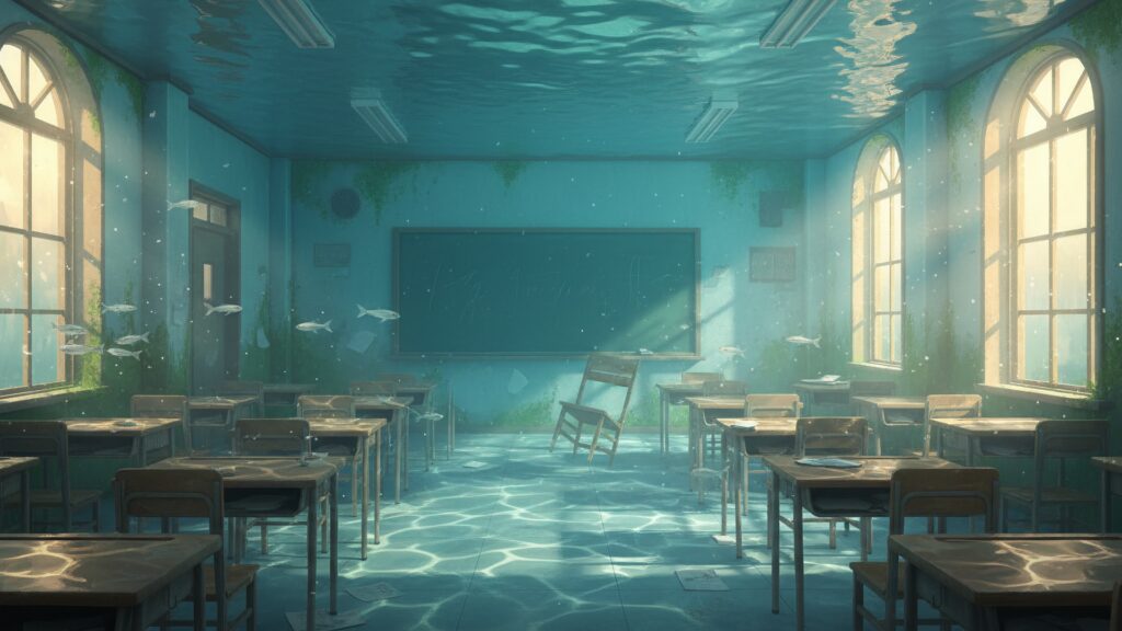 水底の教室_放課後