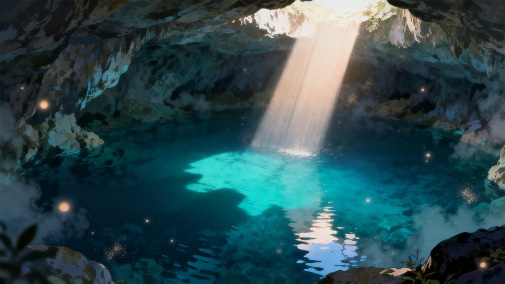 碧翠の地底湖