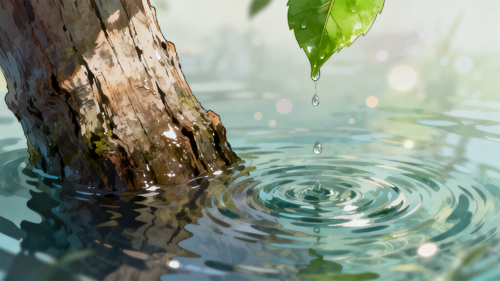 水上の大樹
