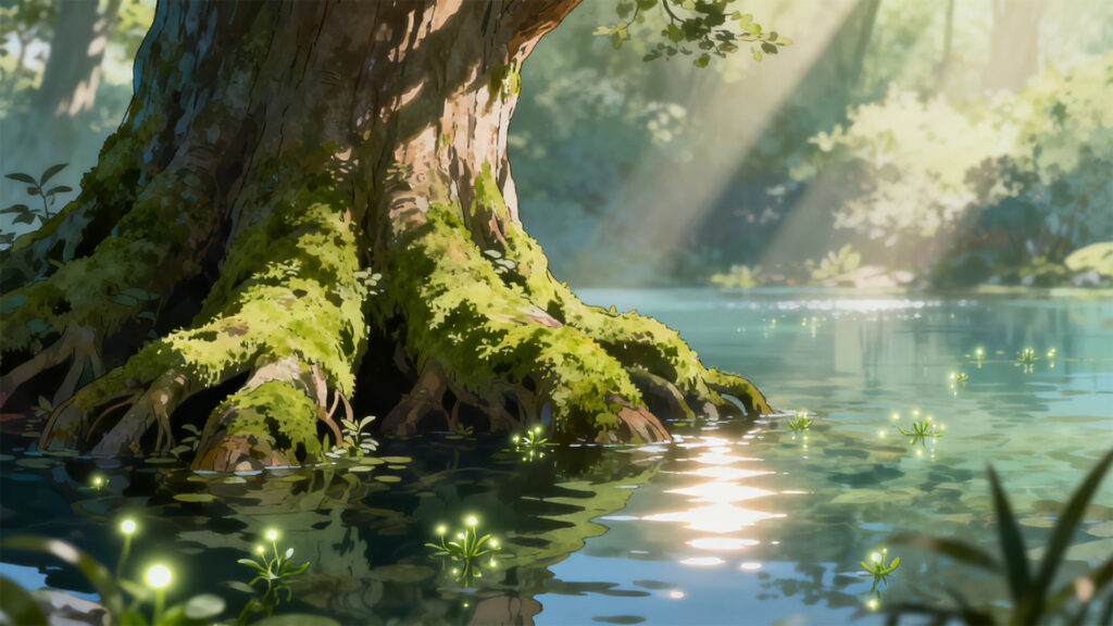 水上の大樹