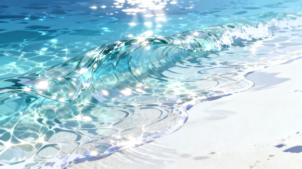 輝く碧海