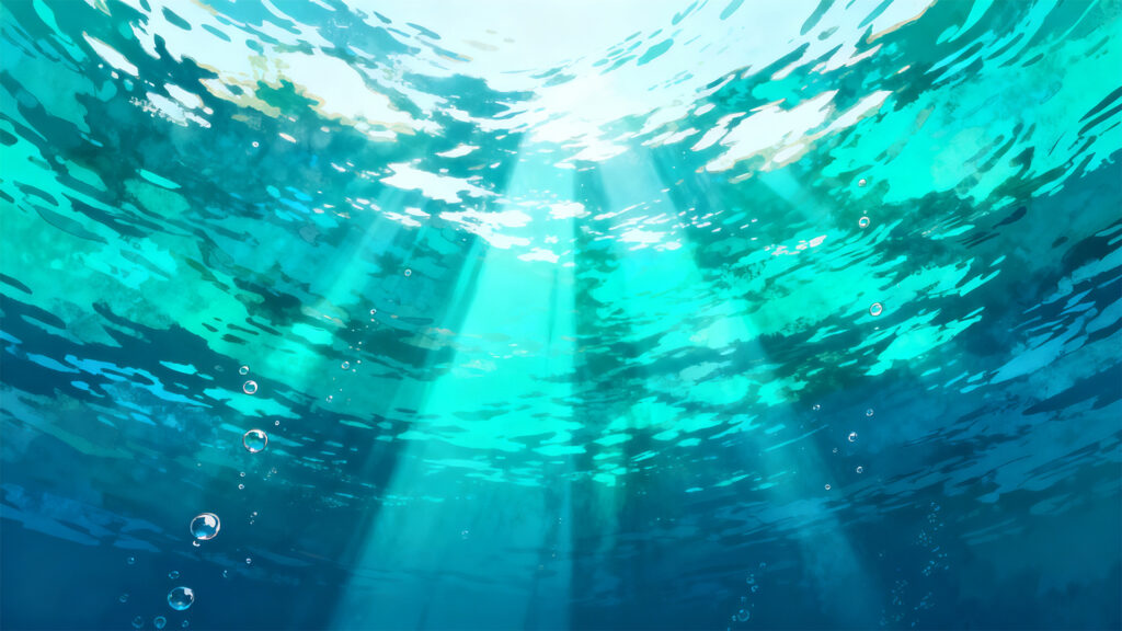 輝く碧海