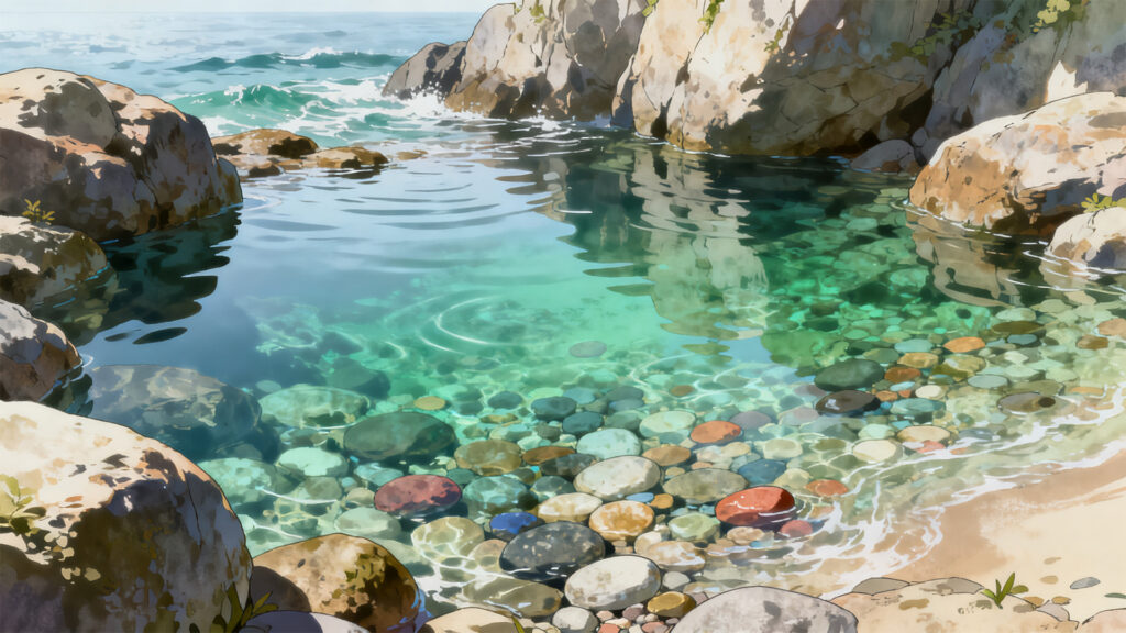 輝く碧海