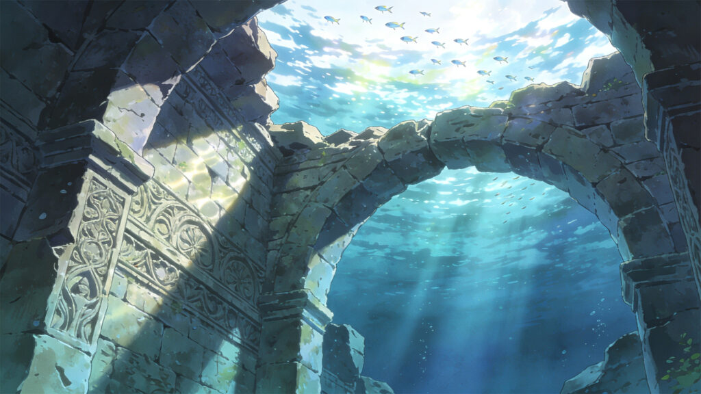 深海に沈む神殿