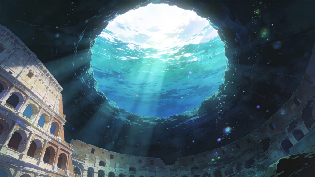 深海に沈む神殿