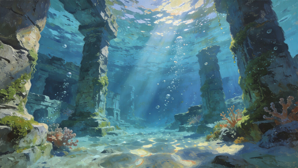 深海に沈む神殿