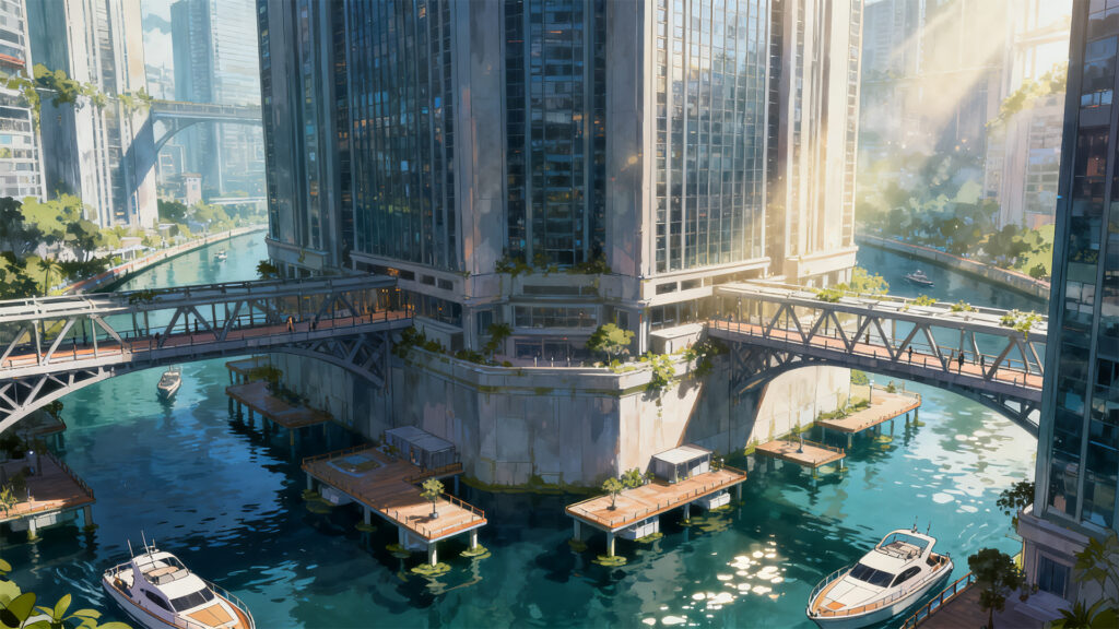 水上摩天楼