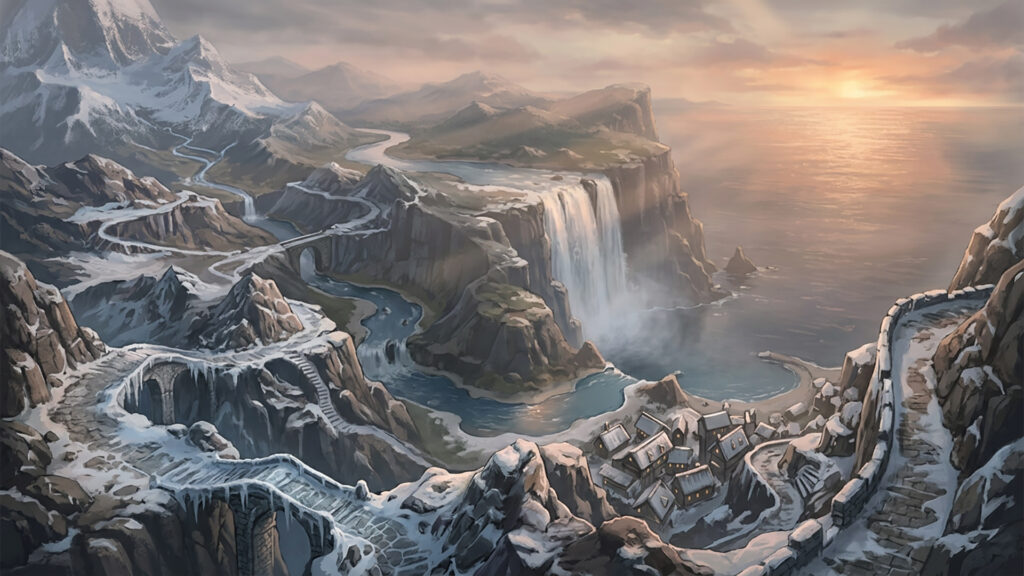 暁の水平線