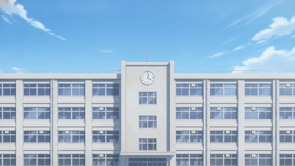 晴天の校舎_全景