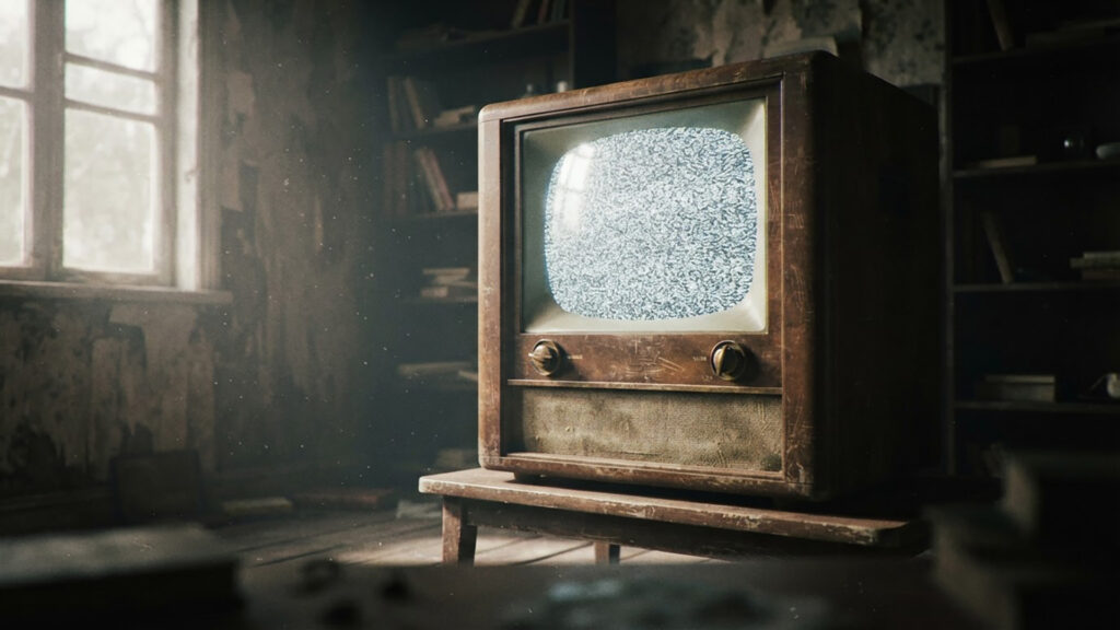 ブラウン管テレビの砂嵐