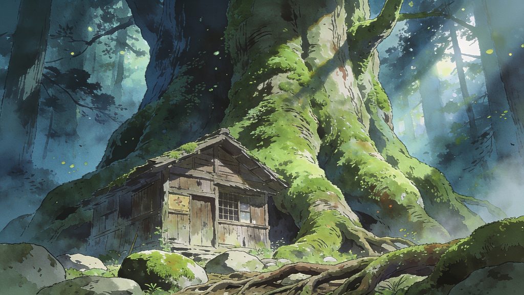 孤島・苔と霧の森の集落