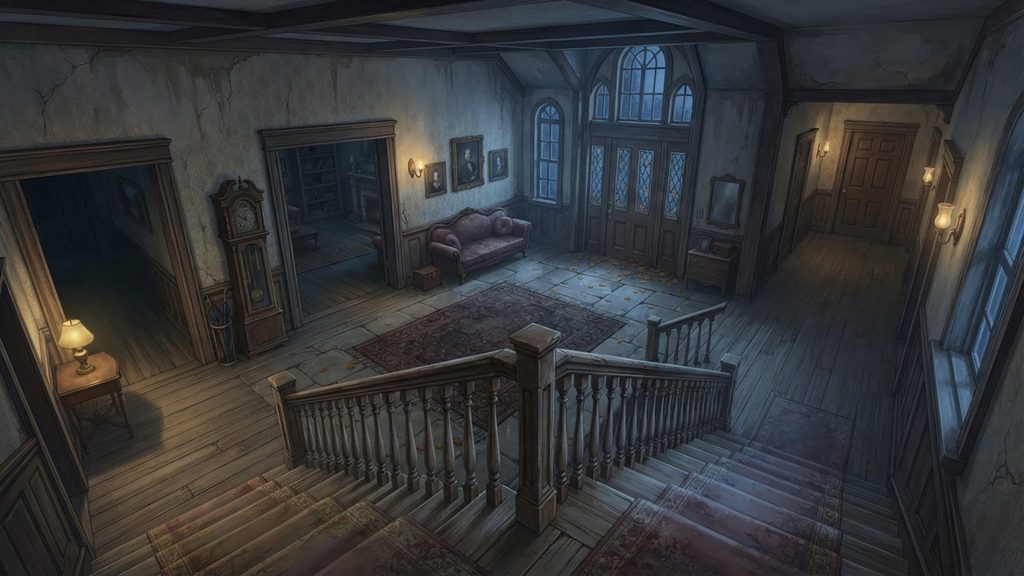 十月の幽霊屋敷｜秋霧に沈む古びた洋館
