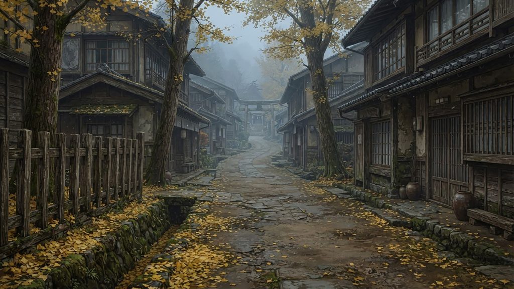 黄葉街道の怪異録｜秋色に沈む旧街道